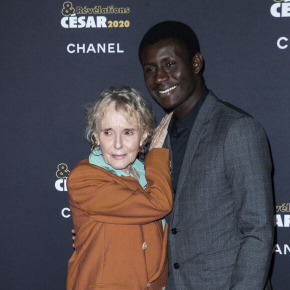 Amadou Mbow et Claire Denis - Photocall du dîner Chanel des révélations César 2020 au Petit Palais à Paris, le 13 janvier 2020. © Olivier Borde/Bestimage