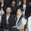 Justin Timberlake et sa femme Jessica Biel - Front Row du défilé de mode PAP femme printemps-été 2020 Louis Vuitton à Paris. Le 1er octobre 2019 © Olivier Borde / Bestimage