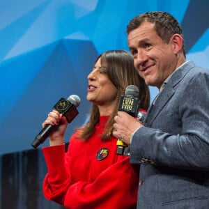 Hélène Mannarino et Dany Boon lors de la soirée d'ouverture de la 23ème édition du festival international du film de comédie l'Alpe d'Huez, Isère, France, le 14 janvier 2020. © Cyril Moreau/Bestimage