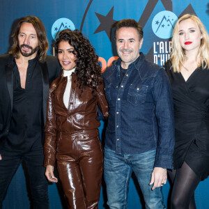 Bob Sinclar (Christophe Le Friant) (membre du jury), Sabrina Ouazani (membre du jury), José Garcia (président du jury), Chloé Jouannet (membre du jury) et le réalisateur Nicolas Benamou (membre du jury) lors du photocall de la soirée d'ouverture de la 23ème édition du festival international du film de comédie l'Alpe d'Huez, Isère, France, le 14 janvier 2020. © Cyril Moreau/Bestimage