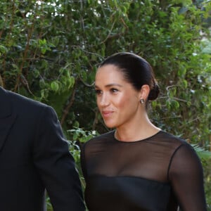 Le prince Harry, duc de Sussex, et Meghan Markle, duchesse de Sussex, à la première du film "Le Roi Lion" au cinéma Odeon Luxe Leicester Square à Londres, le 14 juillet 2019.