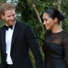 Le prince Harry, duc de Sussex, et Meghan Markle, duchesse de Sussex, à la première du film "Le Roi Lion" au cinéma Odeon Luxe Leicester Square à Londres, le 14 juillet 2019.