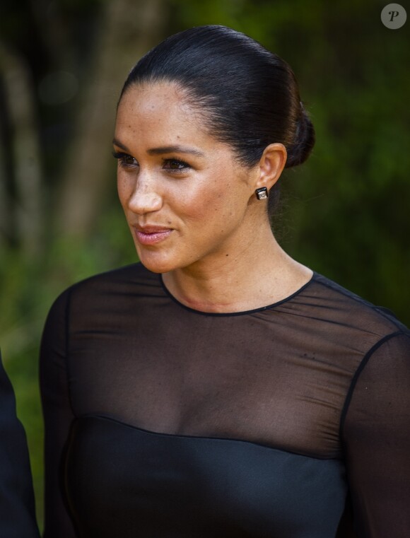 Le prince Harry, duc de Sussex, et Meghan Markle, duchesse de Sussex, à la première du film "Le Roi Lion" au cinéma Odeon Luxe Leicester Square à Londres, le 14 juillet 2019.