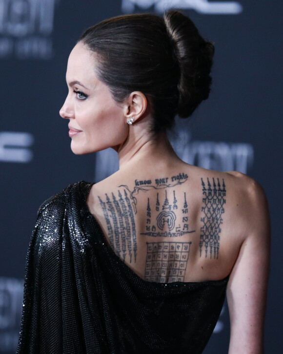 Angelina Jolie à la première de "Maleficent: Mistress of Evil" au théâtre El Capita dans le quartier de Hollywood à Los Angeles, le 30 septembre 2019.