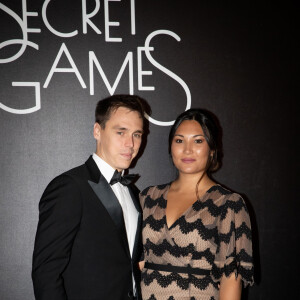 Louis Ducruet et sa femme Marie Ducruet - Photocall de la soirée Secret Games 2019 au Casino de Monte-Carlo à Monaco, le 5 octobre 2019. © Olivier Huitel / Pool Monaco / Bestimage