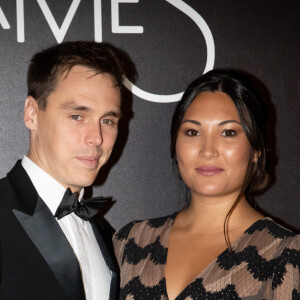 Louis Ducruet et sa femme Marie Ducruet - Photocall de la soirée Secret Games 2019 au Casino de Monte-Carlo à Monaco, le 5 octobre 2019. © Olivier Huitel / Pool Monaco / Bestimage