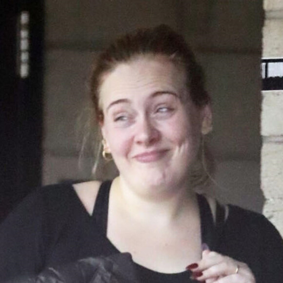 Exclusif - Adele quitte son cours de gym à Los Angeles le 8 novembre 2018.