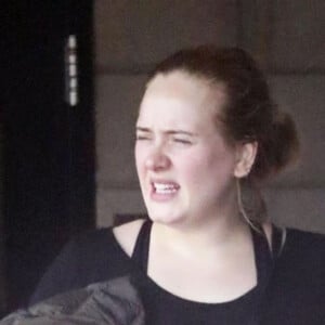 Exclusif - Adele quitte son cours de gym à Los Angeles le 8 novembre 2018.