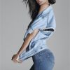 Kendall Jenner pose pour la nouvelle campagne de la marque italienne de jeans Liu-Jo