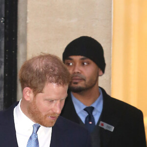 Le prince Harry, duc de Sussex, et Meghan Markle, duchesse de Sussex, en visite à la Canada House à Londres le 7 janvier 2020. 7 January 2020.