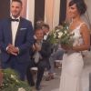 Mariage de Mélodie et Adrien dans "Mariés au premier regard 2020", le 20 janvier 2020