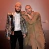 Neymar Jr et Olivier Rousteing à l'issue du défilé de mode Homme automne-hiver 2020/2021 "Balmain" à Paris. Le 17 janvier 2020 © Veeren Ramsamy-Christophe Clovis / Bestimage