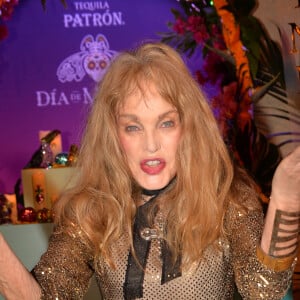 Arielle Dombasle à la soirée "Dia De Muertos" organisée par la marque Téquila Patron dans le but de faire découvrir le rituel de Dia de Muertos (le jour de smorts), célébration mexicaine inscrite au patrimoine culturel immatériel de l'humanité de l'UNESCO. Pour l'occasion, la marque Tequila Patron a reçu ses convives au Club de la Nature et de la Chasse, transformé pour l'occasion en véritable hacienda mexicaine, un univers folklorique et coloré. Paris. le 1er novembre 2019. © Ramsamy Veeren/Bestimage