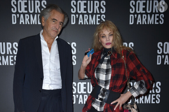 Bernard-Henri Levy (BHL) et Arielle Dombasle à l'avant-première du film "Soeurs d'Armes" au cinéma MK2 Bibliothèque. Paris, le 3 octobre 2019. © Giancarlo Gorassini/Bestimage