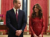 Kate Middleton en robe rouge et sequins au palais : soutien de charme de William