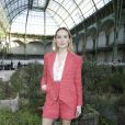 Ana Girardot assiste au premier défilé Chanel, collection Haute Couture printemps-été 2020, au Grand Palais. Paris, le 21 janvier 2020. © Olivier Borde / BestImage