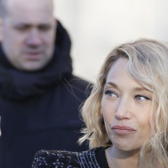 Laura Smet au premier défilé Chanel, collection Haute Couture printemps-été 2020, au Grand Palais. Paris, le 21 janvier 2020. © Christophe Clovis-Veeren Ramsamy / Bestimage