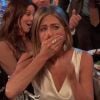 Jennifer Aniston désignée meilleure actrice dans une série dramatique pour "The Morning Show", lors de la 26e cérémonie des "Screen Actors Guild Awards" ("SAG Awards") qui s'est déroulée au Shrine Auditorium à Los Angeles, le 19 janvier 2020.