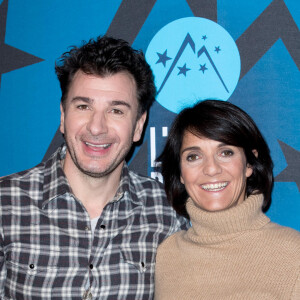 Florence Foresti, Michaël Youn au photocall du film "Lucky" lors de la 23ème édition du festival international du film de comédie l'Alpe d'Huez, le 17 janvier 2020. © Cyril Moreau/Bestimage