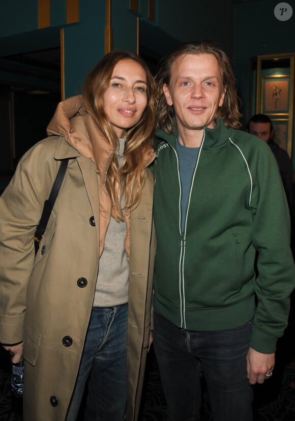 Semi exclusif - Alexandra Golovanoff et Alex Lutz - 100ème du spectacle Alex Lutz aux Folies Bergère à Paris le 17 janvier 2020. © Coadic Guirec / Bestimage