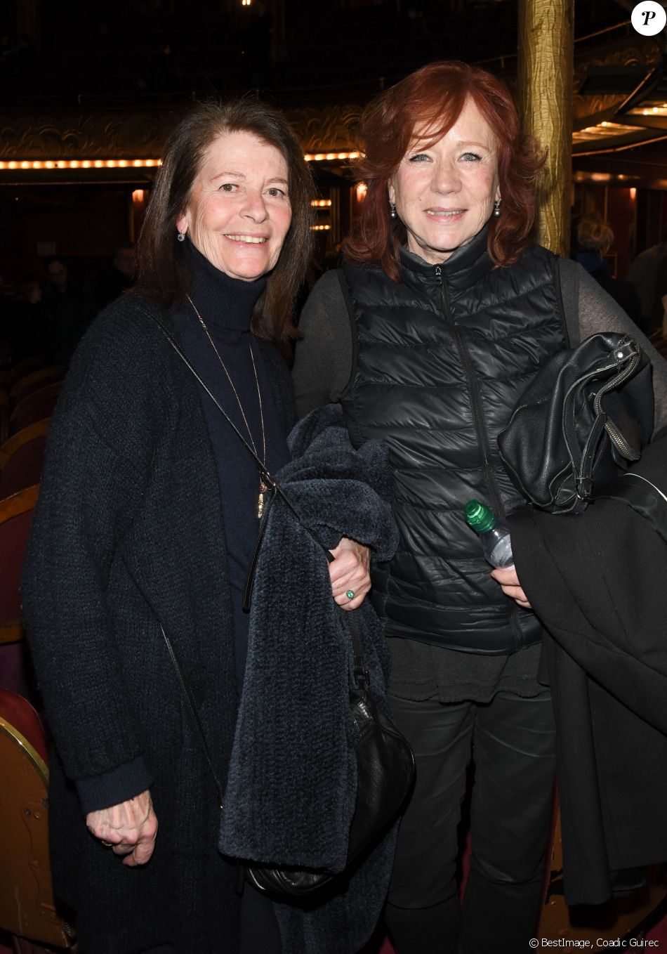Semi exclusif - Claire Nadeau et Eva Darlan - 100ème du spectacle Alex Lutz aux Folies Bergère à ...