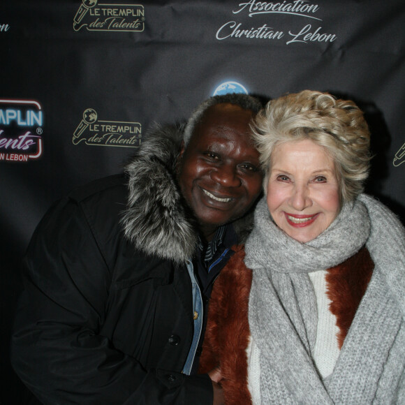 Exclusif - Danièle Gilbert et Magloire - Les Tremplins des Talents au Palais des Glaces à Paris, le 20 janvier 2020. © JLPPA/Bestimage