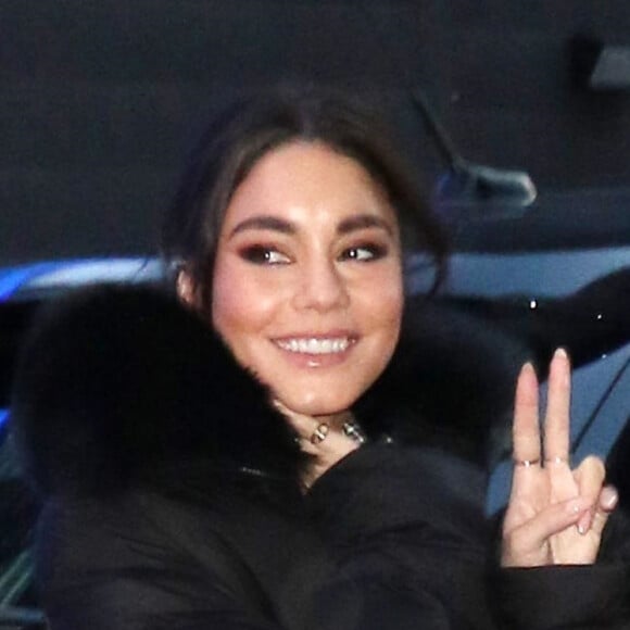 Vanessa Hudgens fait un passage à l'émission Good Morning America à New York le 17 janvier 2020.