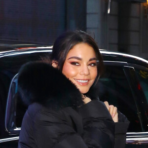 Vanessa Hudgens fait un passage à l'émission Good Morning America à New York le 17 janvier 2020.