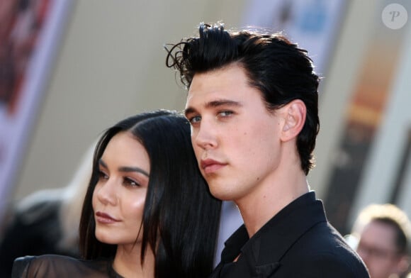 Vanessa Hudgens et Austin Butler à la première du film "Once Upon a Time .. in Hollywood", au TCL Chinese Theater. Los Angeles. Le 22 juillet 2019.