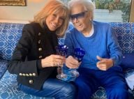 Brigitte Macron : En pantalon de cuir bleu pour Michou, un rendez-vous d'amitié