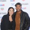 Charlotte Namura et son mari Jean-Luc Guizonne (Star academy) - Avant-première de la série télévisée "La vérité sur l'affaire Harry Quebert" au cinéma Gaumont Marignan à Paris, France, le 12 novembre 2018. © Coadic Guirec/Bestimage