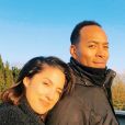 Charlotte Namura et son mari Jean-Luc Guizonne. Décembre 2019.