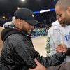 Neymar Jr, Kylian Mbappé et Tony Parker assistent au NBA Game Paris 2020, entre les Bucks de Milwaukee et les Charlotte Hornets à l'AccorHotels Arena. Paris, le 24 janvier 2020. © Veeren / Bestimage