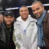 Neymar Jr, Kylian Mbappé et Tony Parker assistent au NBA Game Paris 2020, entre les Bucks de Milwaukee et les Charlotte Hornets à l'AccorHotels Arena. Paris, le 24 janvier 2020. © Veeren / Bestimage