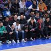 Mauro Icardi, Kylian Mbappé, Thiago Silva, Marco Verratti et Neymar Jr assistent au NBA Game Paris 2020, entre les Bucks de Milwaukee et les Charlotte Hornets à l'AccorHotels Arena. Paris, le 24 janvier 2020. © Veeren / Bestimage