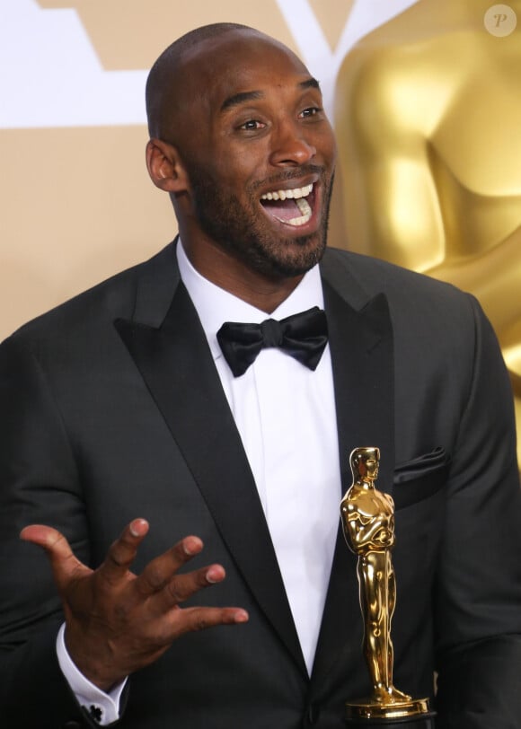 Kobe Bryant (Oscar du meilleur court-métrage d'animation) - Pressroom - 90ème cérémonie des Oscars 2018 au théâtre Dolby à Los Angeles le 4 mars 2018.