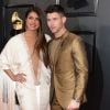 Priyanka Chopra et son mari Nick Jonas assistent à la 62ème soirée annuelle des Grammy Awards, au Staples Center. Los Angeles, le 26 janvier 2020.