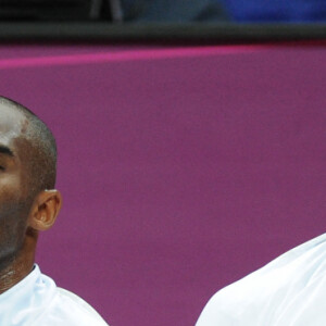 Kobe Bryant et LeBron James aux Jeux olympiques de Londres le 29 juillet 2012.
