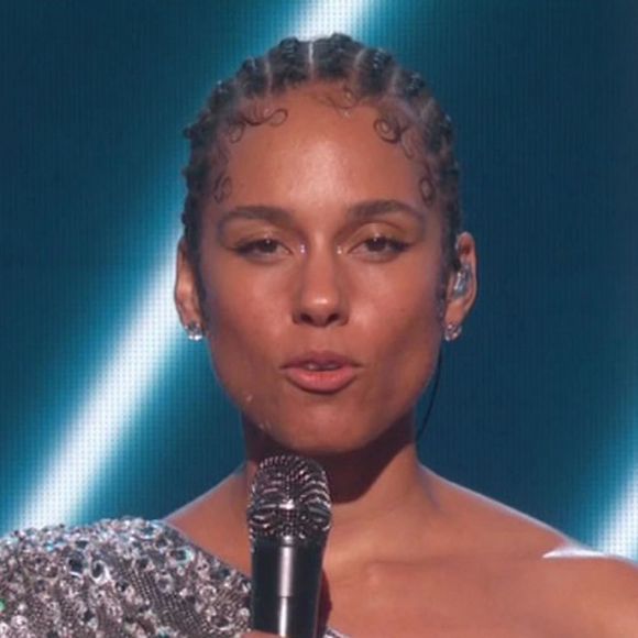 Alicia Keys lors de la 62ème édition de la soirée des Grammy Awards à Los Angeles, Californie, Etats-Unis, le 26 janvier 2020.