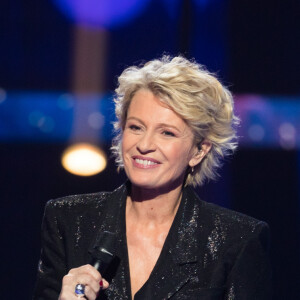 Sophie Davant - Deuxième jour de la 33ème édition du Téléthon au Parc de la Villette à Paris le 7 décembre 2019. Le compteur de la 33ème édition du Téléthon a atteint 74,6 millions d'euros dimanche 8 décembre, en hausse par rapport à l'édition 2018 où l'événement caritatif avait été bousculé par la mobilisation des "gilets jaunes". © Tiziano Da Silva/Bestimage