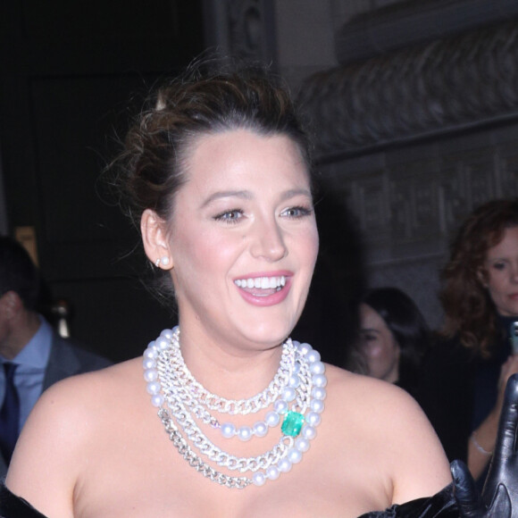 Première sortie de Blake Lively après l'accouchement de son 3ème enfant pour la projection de The Rhythm Section au Brooklyn Academy of Music à New York, le 27 janvier 2020.