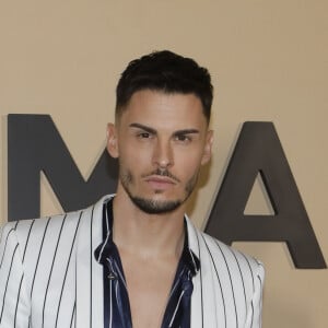 Baptiste Giabiconi - Photocall du défilé de mode Homme automne-hiver 2020/2021 "Balmain" à Paris. Le 17 janvier 2020 © Veeren Ramsamy-Christophe Clovis / Bestimage