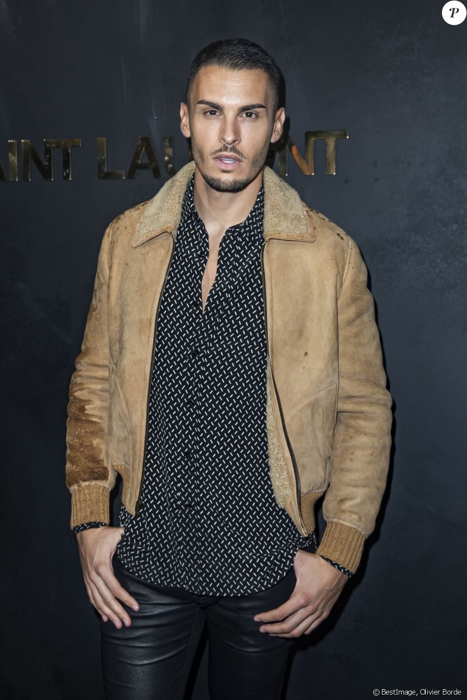 Baptiste Giabiconi - Photocall du défilé de mode PAP ...