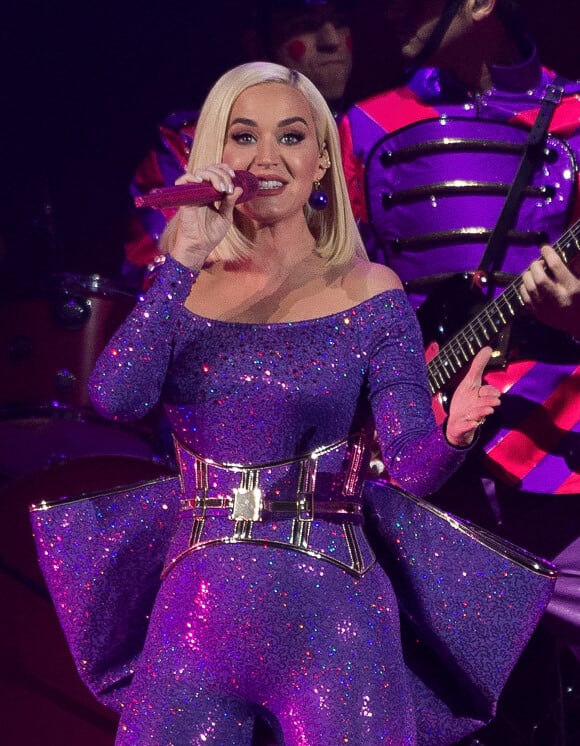Katy Perry en concert pendant la tournée 'B96 Jingle Bash' à l'Arena Allstate à Chicago, le 7 décembre 2019. © Imagespace via Zuma Wire / Bestimage
