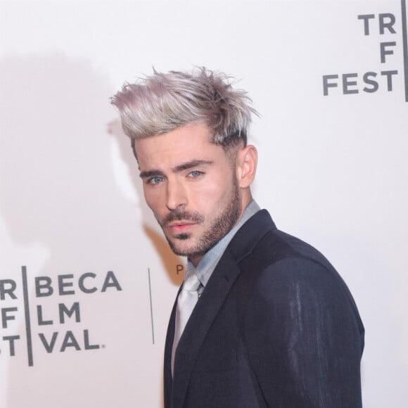 Zac Efron lors de l'avant-première du film 'Extremely Wicked, Shockingly Evil and Vile' pendant le Tribeca Film Festival à New York, le 2 mai 2019.