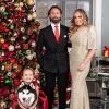 Tamara Ecclestone, son mari Jay Rutland et leur fille Sophia. Décembre 2019.