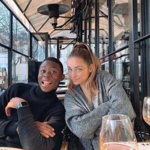 Dembo Camilo et Emma Smet sur Instagram. Le 21 janvier 2020.