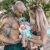 Jessica Thivenin avec son mari Thibault Garcia et leur fils Maylone en vacances à l'île Maurice - Instagram, 28 janvier 2020