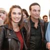 Exclusif - Alain Delon avec ses petites filles Loup et Liv et son fils Anthony Delon - Lancement de la marque de vêtements de cuir "Anthony Delon 1985" chez Montaigne Market à Paris. Le 7 mars 2017 © Philippe Doignon / Bestimage