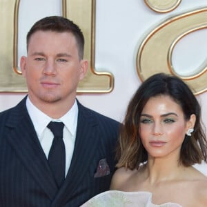 Channing Tatum et Jenna Dewan en septembre 2017 à Londres à l'avant-première du film Kingsman.